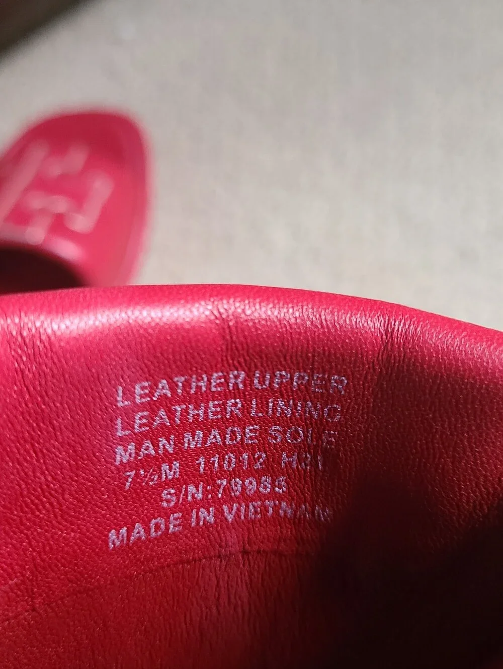 Tory Burch Red Slide Sandals with Gold Logo
